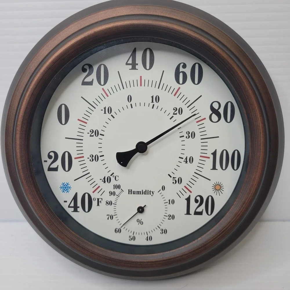 Indoor Outdoor Wall Thermometer Hygrometer 8